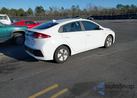 2019 Hyundai Ioniq Hybrid Blue из США, поврежденный, VIN KMHC65LC5KU156704